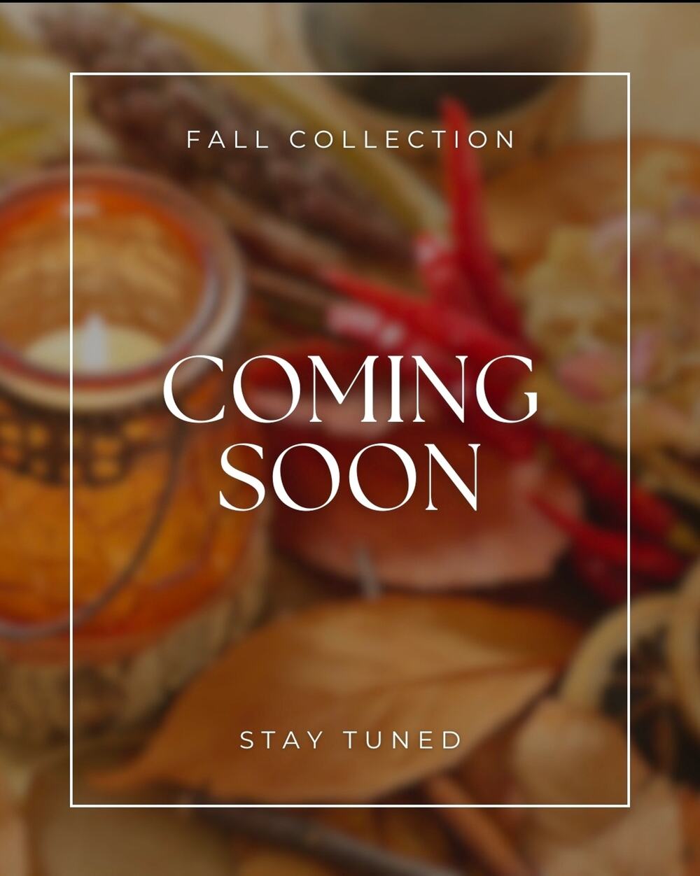 Coming Soon - Fall Collection!
